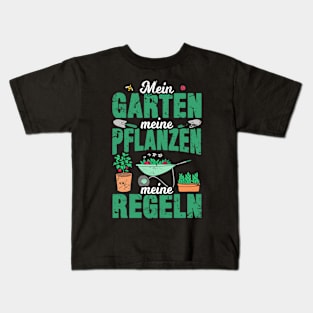 Plants Gardener Hobby Gardener Gardening Kids T-Shirt